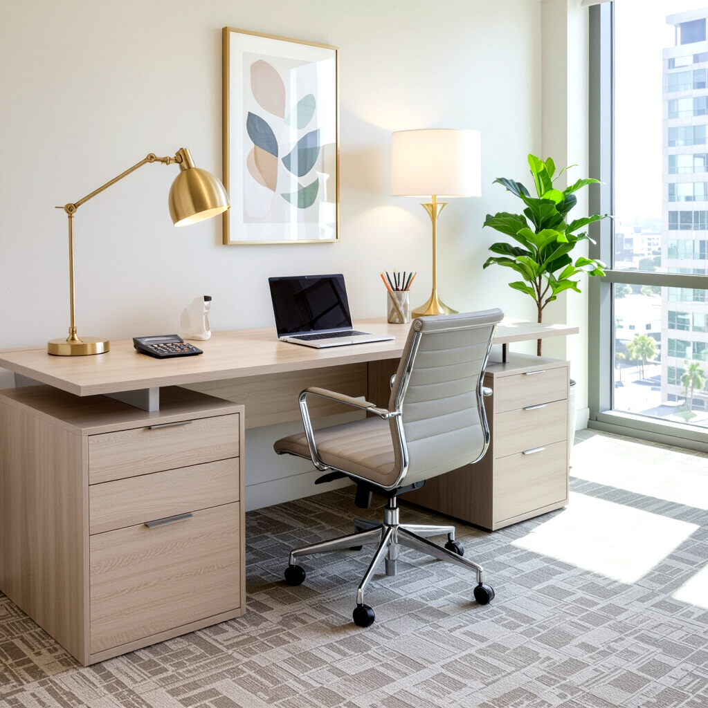 Beige Desk Beige Desk